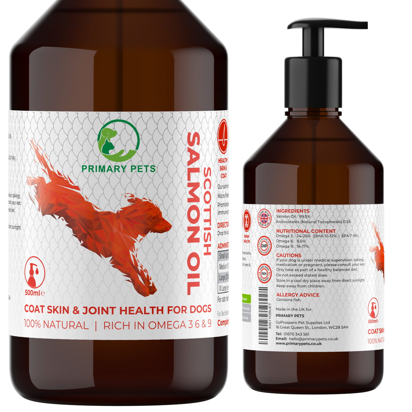 Salmon Oil for Dogs | 500ml