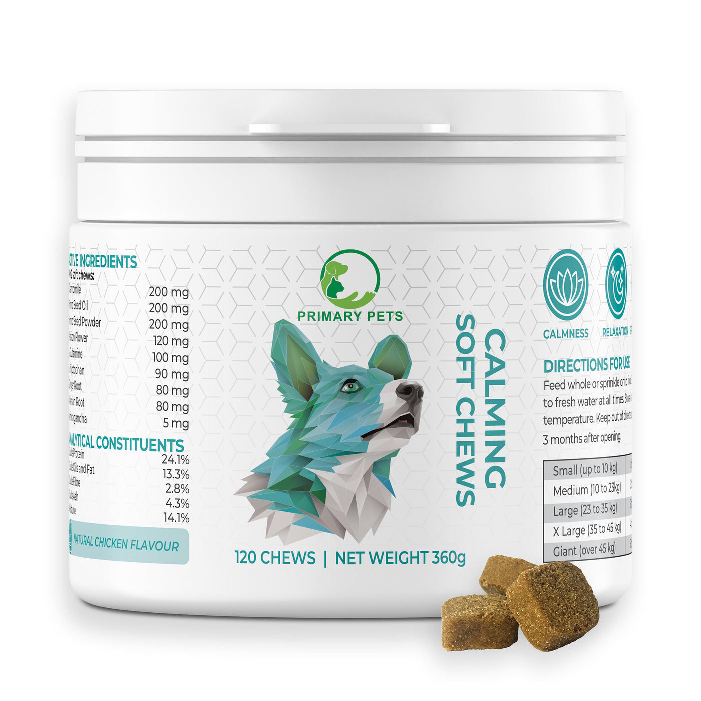 Calming Soft Chews for Dogs