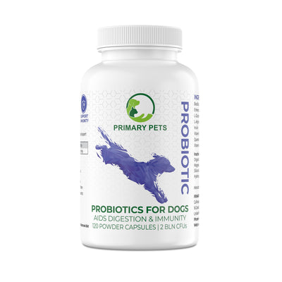 Probiotics for Dogs with Prebiotics | 120 Powder Capsules