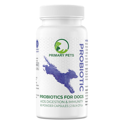 Probiotics for Dogs with Prebiotics | 60 Powder Capsules