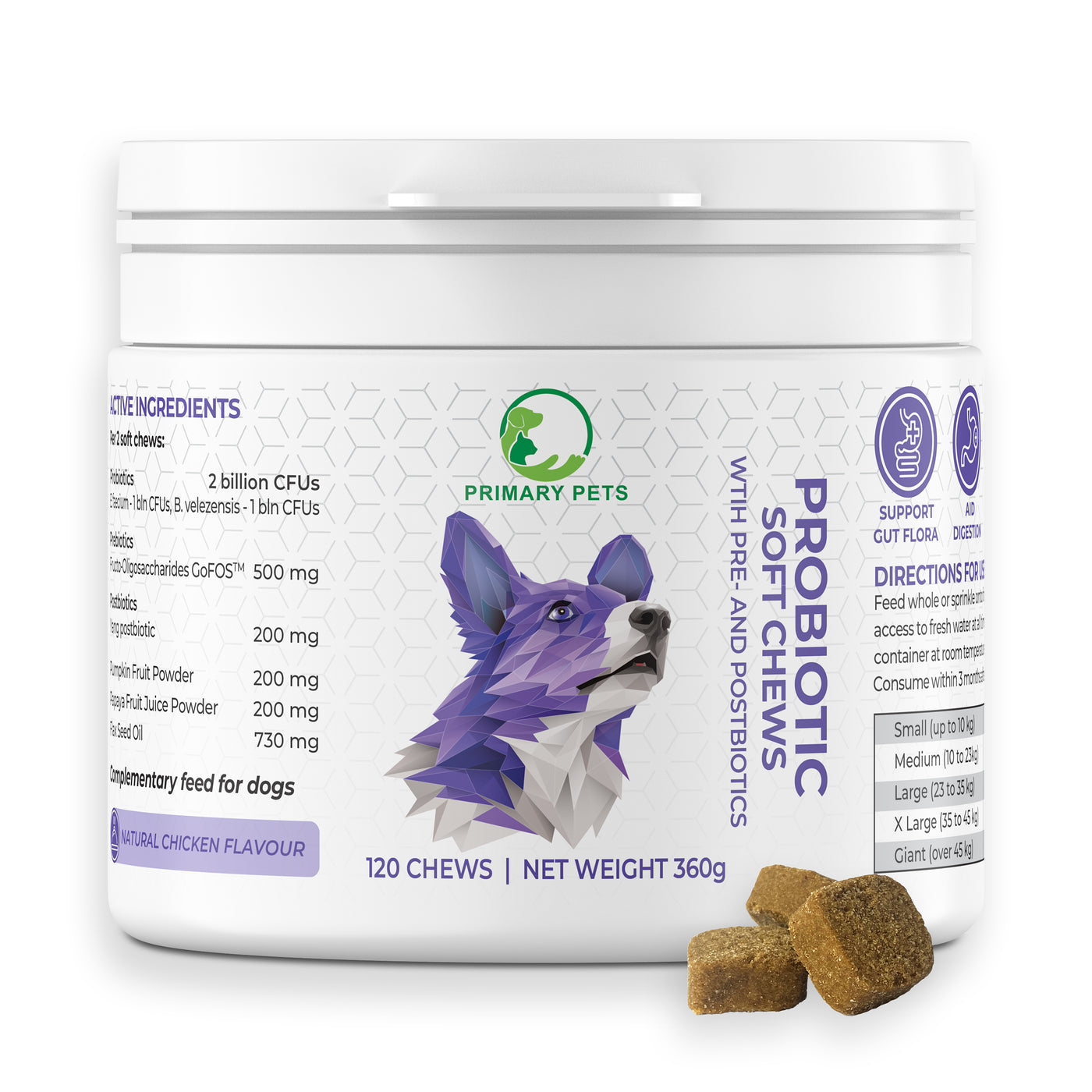 Probiotic Soft Chews for Dogs