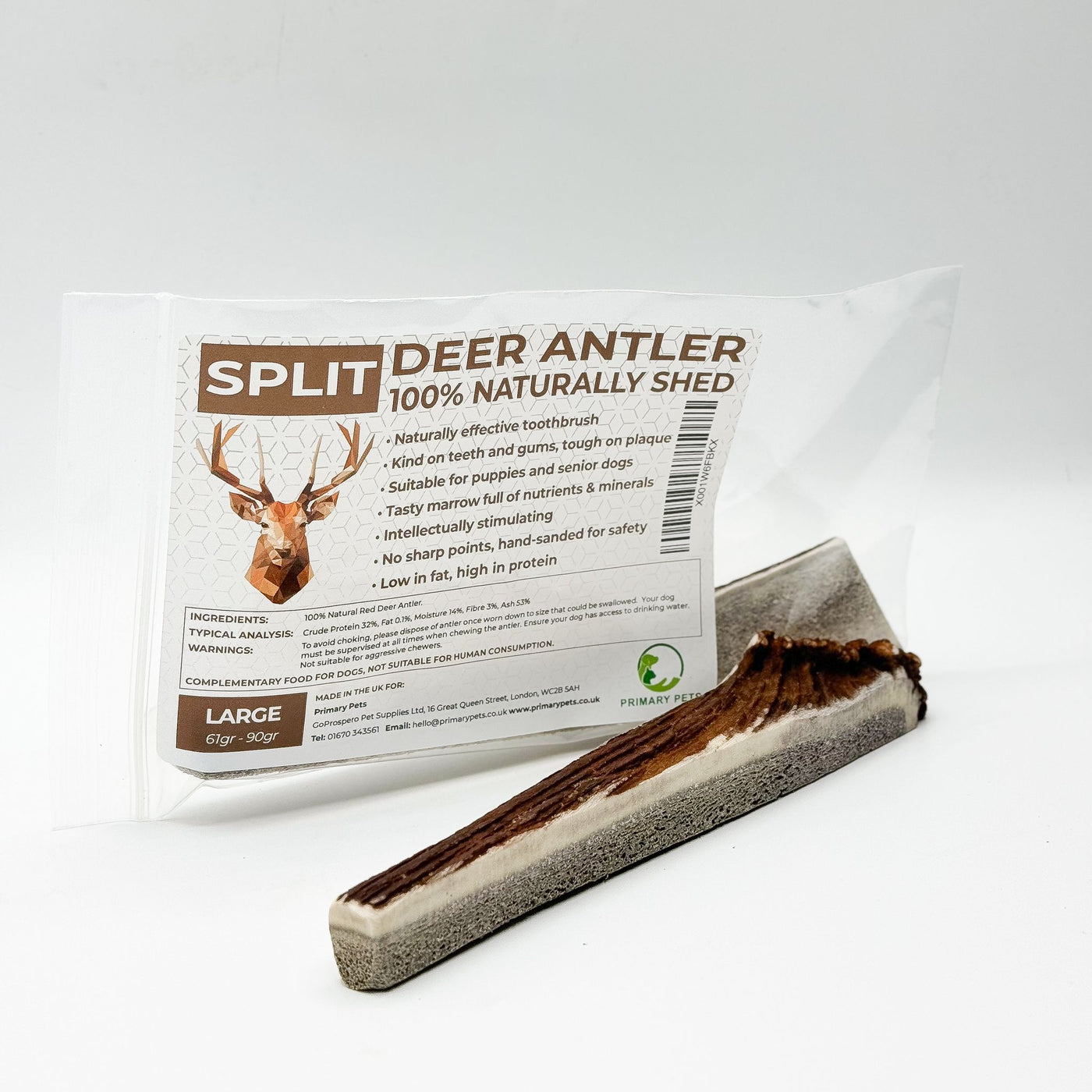 SPLIT Antlers for Dogs
