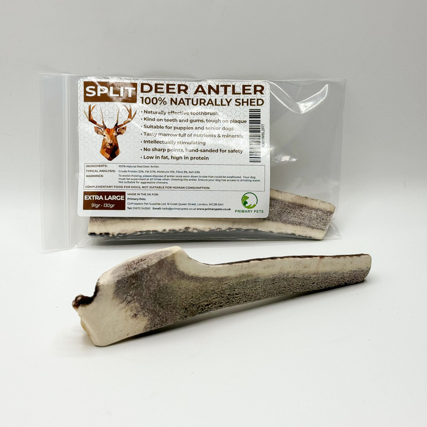SPLIT Antlers for Dogs