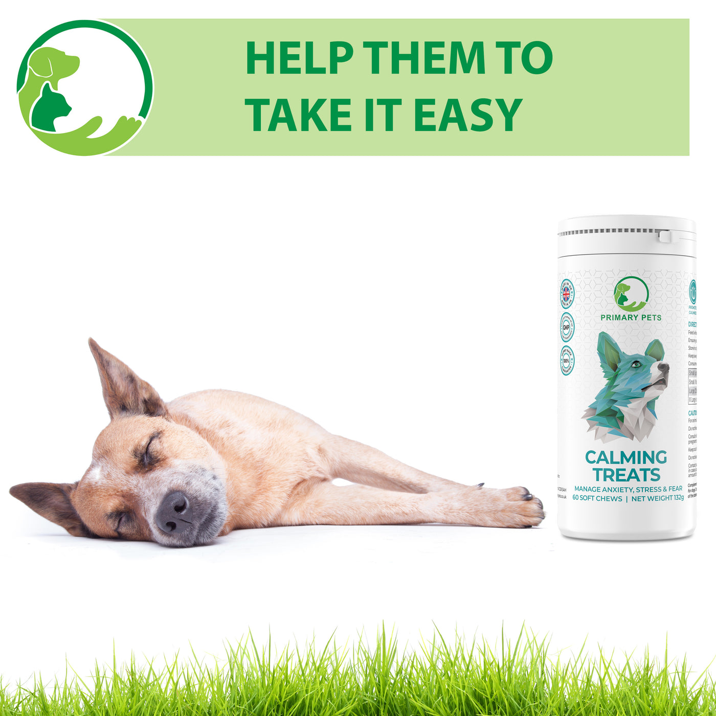 Calming Soft Chews for Dogs |  60 Chews