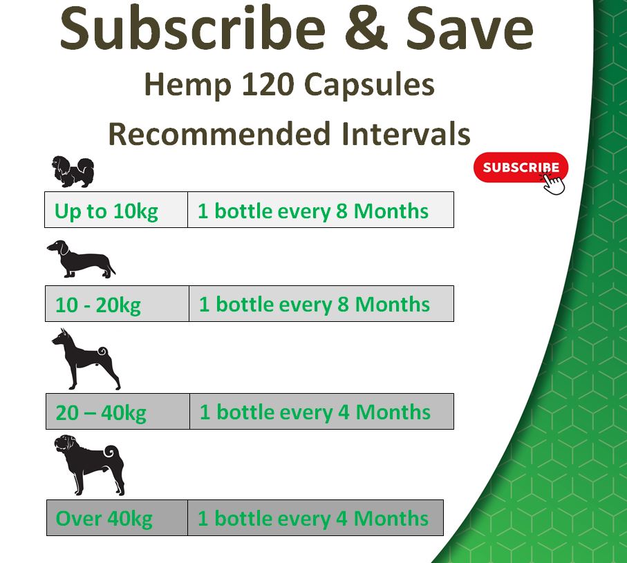 Hemp Seed Oil for Dogs | 120 Softgel Capsules