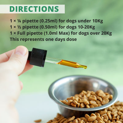 Hemp Seed Oil for Dogs | Dog Calming | 60ml Dropper