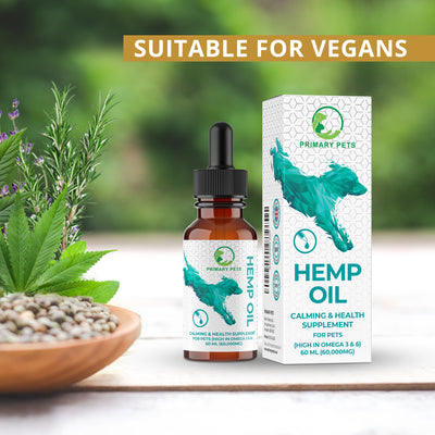 Hemp Seed Oil for Dogs | Dog Calming | 60ml Dropper