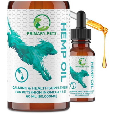 Hemp Seed Oil for Dogs | Dog Calming | 60ml Dropper